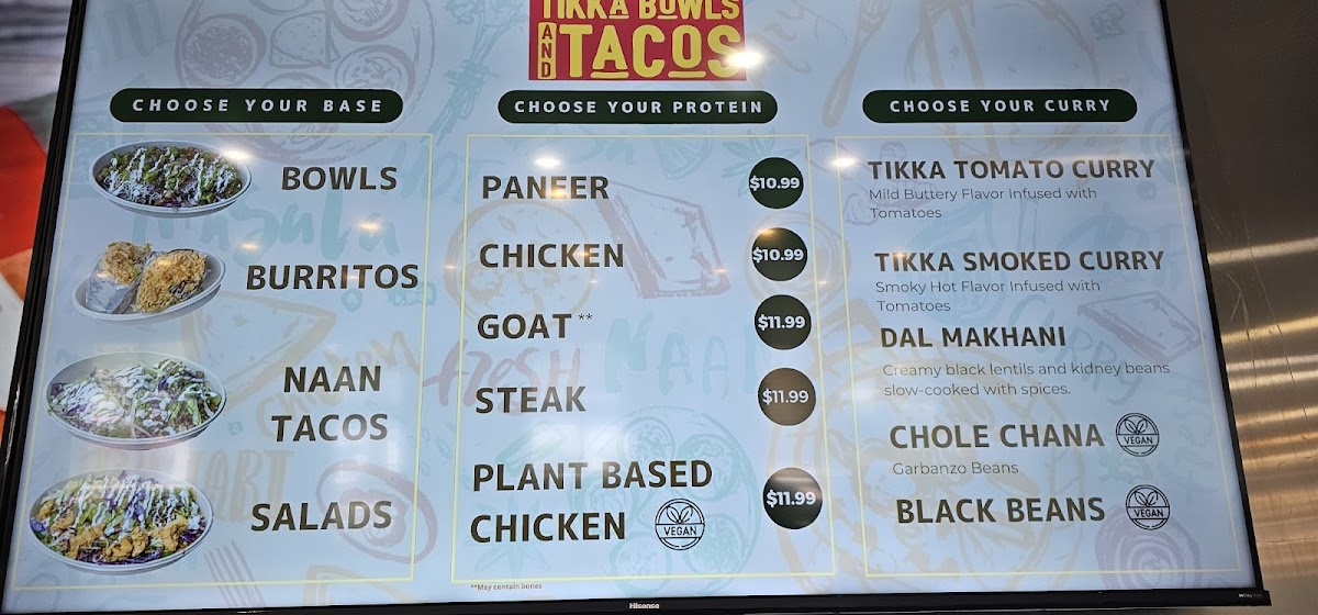 Tikka Bowls And Tacos Menu - Image 5