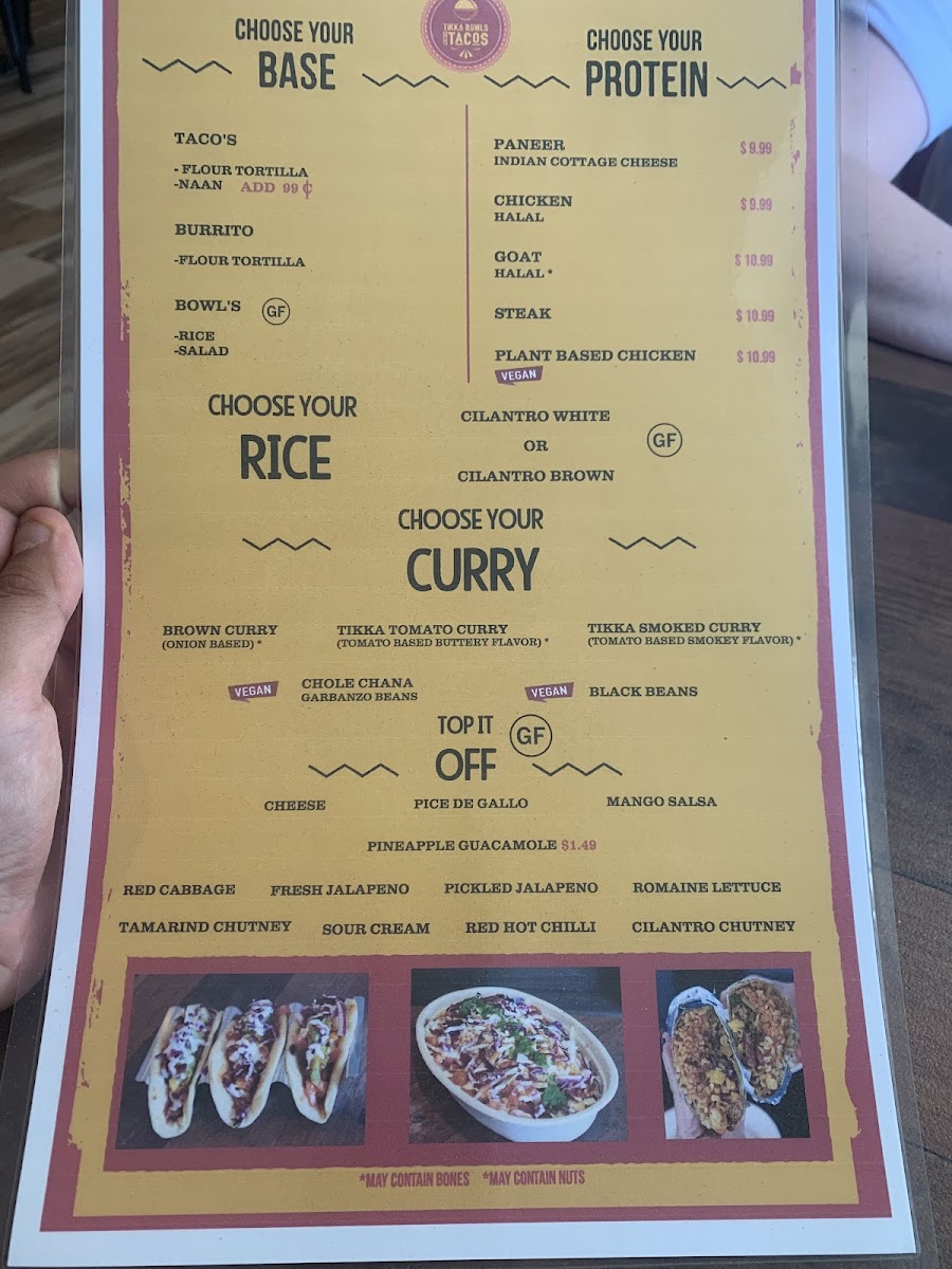 Tikka Bowls And Tacos Menu - Image 6
